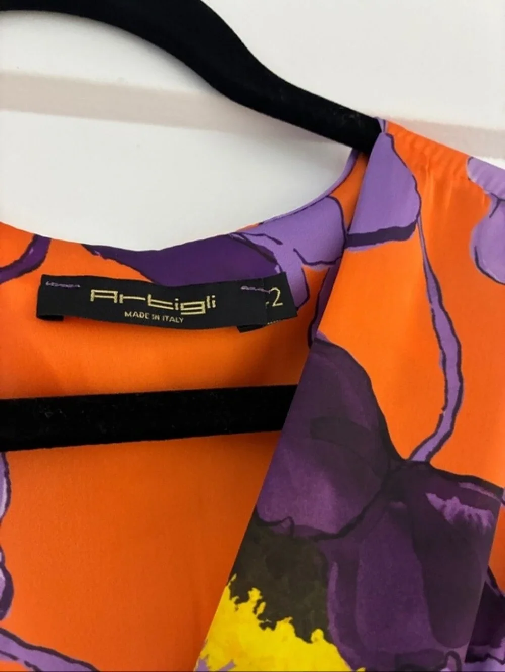 EUC Artigli Made In Italy Floral Dress Size 42 - Picture 3 of 6